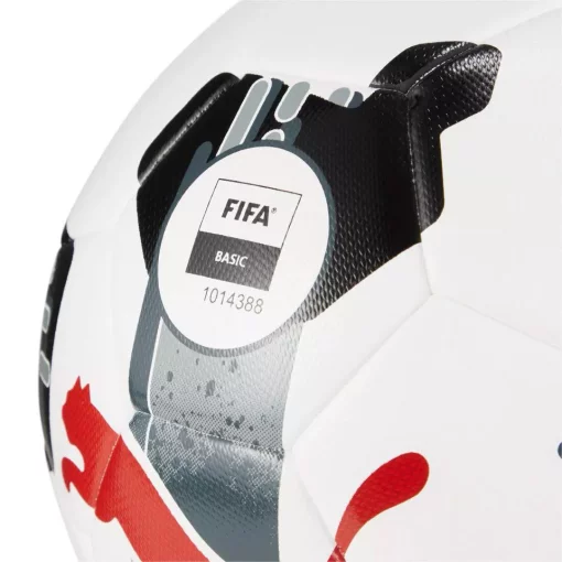 М'яч футбольний Puma Orbita 4 HYB (FIFA Basic) білий, чорний, червоний Уні 5