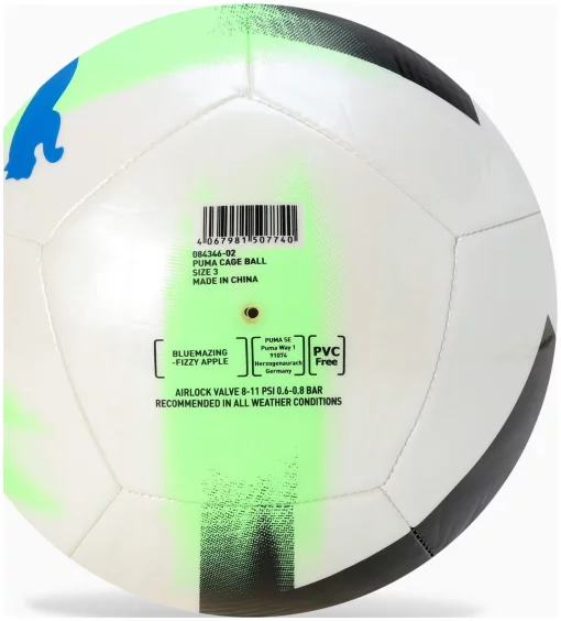 М'яч футбольний Puma CAGE ball білий, синій Уні 5