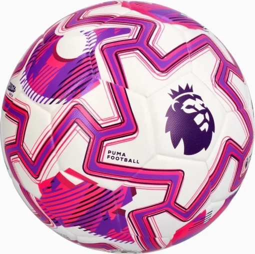М'яч футбольний Puma Match PL Brilliance (FI Qty) білий, рожевий 5 (084704-01)