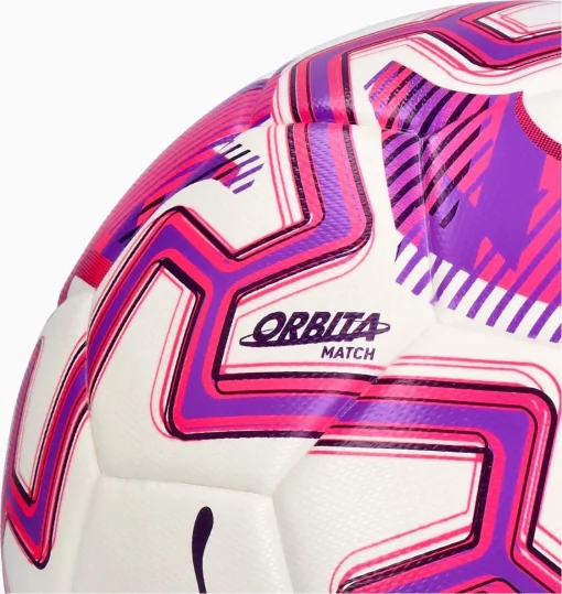 М'яч футбольний Puma Match PL Brilliance (FI Qty) білий, рожевий 5 (084704-01)