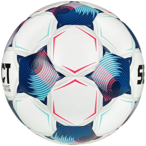М'яч футбольний SELECT BRILLANT TRAINING DB v25 білий, синій Уні 4