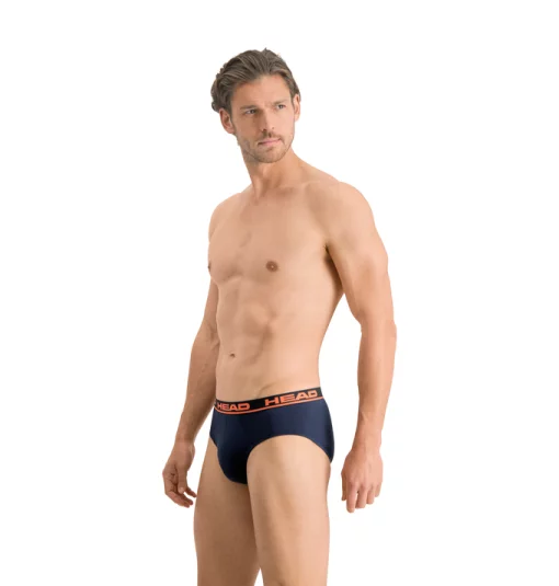 Труси-брифи Head BOXER BRIEF 2P синій, помаранчевий Чол S