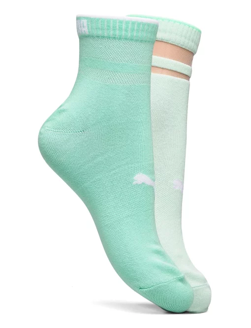 Шкарпетки Puma SHORT SOCK STRUCTURE 2P WOMEN ментоловий Уні 35-38