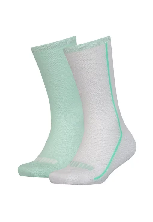 Шкарпетки Puma GIRLS MESH SOCK 2P ментоловий, білий Діт 35-38