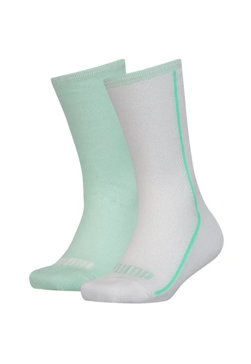 Шкарпетки Puma GIRLS MESH SOCK 2P ментоловий, білий Діт 35-38
