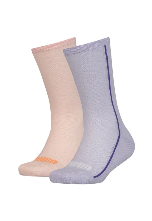 Шкарпетки Puma GIRLS MESH SOCK 2P фіолетовий, персиковий Діт 39-42