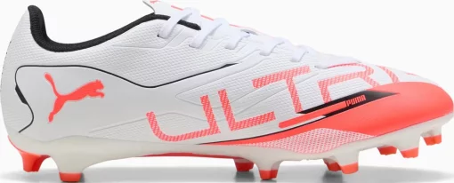 Бутси Puma ULTRA 5 PLAY FG/AG білий, помаранчевий Уні 40