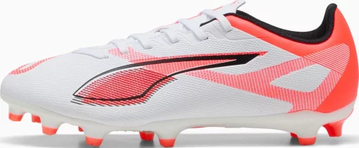 Бутси Puma ULTRA 5 PLAY FG/AG білий, помаранчевий Уні 41