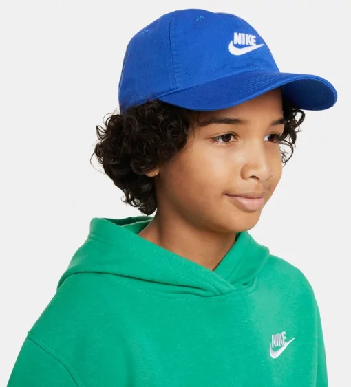 Кепка Nike K NK CLUB CAP US CB FUT WSH синій Діт 1SIZE
