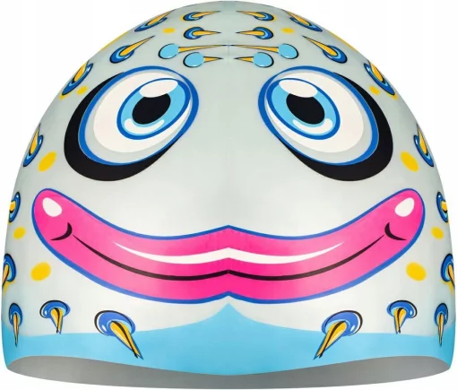 Шапка для плавання Aqua Speed ZOO FISH 8691 сірий Діт OSFM