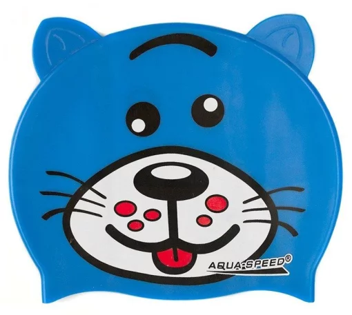 Шапка для плавання Aqua Speed ZOO DOG 5760 синій рекс Діт OSFM