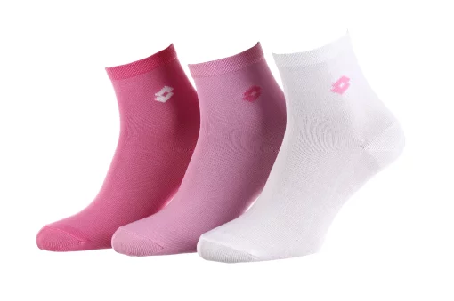 Шкарпетки Lotto 3-pack білий, рожевий Жін 36-41 (11510214-2)