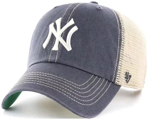 Кепка-тракер 47 Brand NEW YORK YANKEES TRAWLER сірий, бежевий Уні One Size