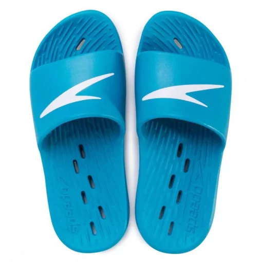Шльопанці Speedo SLIDES ONE PIECE JU BLUE/WHITE блакитний, білий Діт 38