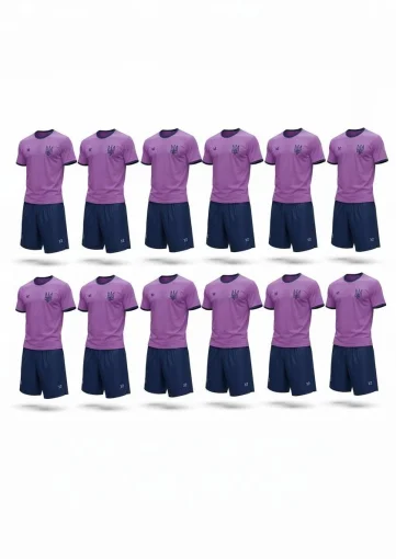 12 комплектів футбольної форми X2 "Start" (фіолетовий/темно-синій) 12X2004V/NB
