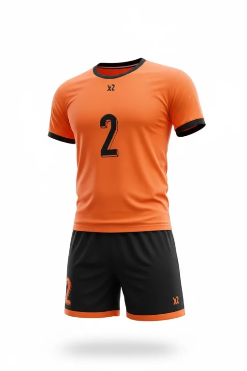 12 комплектів футбольної форми X2 "Start" (помаранчевий/чорний) 12X2003OR/BK