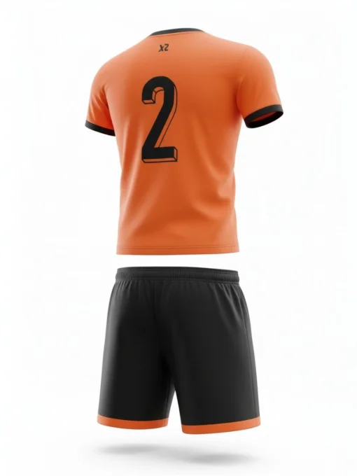 12 комплектів футбольної форми X2 "Start" (помаранчевий/чорний) 12X2003OR/BK