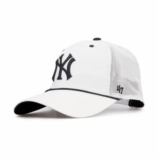 Кепка-тракер 47 Brand NY YANKEES білий, чорний Уні OSFA