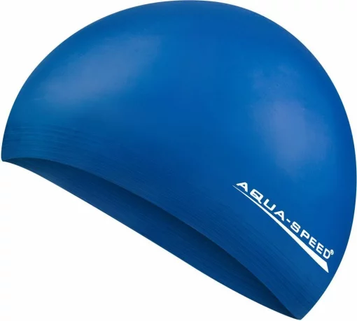 Шапка для плавання Aqua Speed SOFT LATEX 5725 темно-синій Уні OSFM