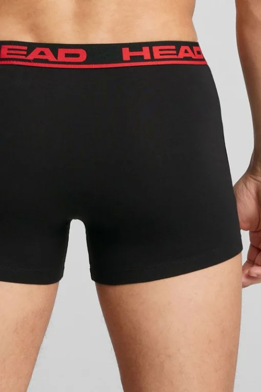 Труси-боксери Head BASIC BOXER 2P червоний, чорний Чол M