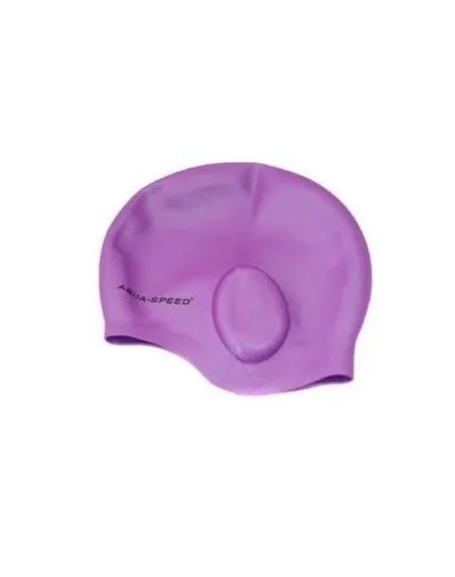 Шапка для плавання Aqua Speed EAR CAP 5874 фіолетовий Уні OSFM