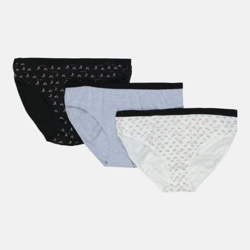 Труси Manoukian SLIPS-X3-FEMME світло-сірий, чорний, білий Жін XL