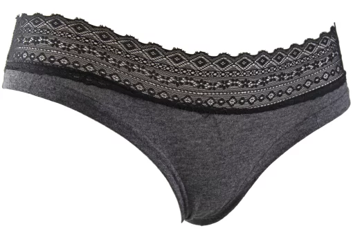 Труси Manoukian SHORTY-X2 -FEMME чорний, сірий Жін M