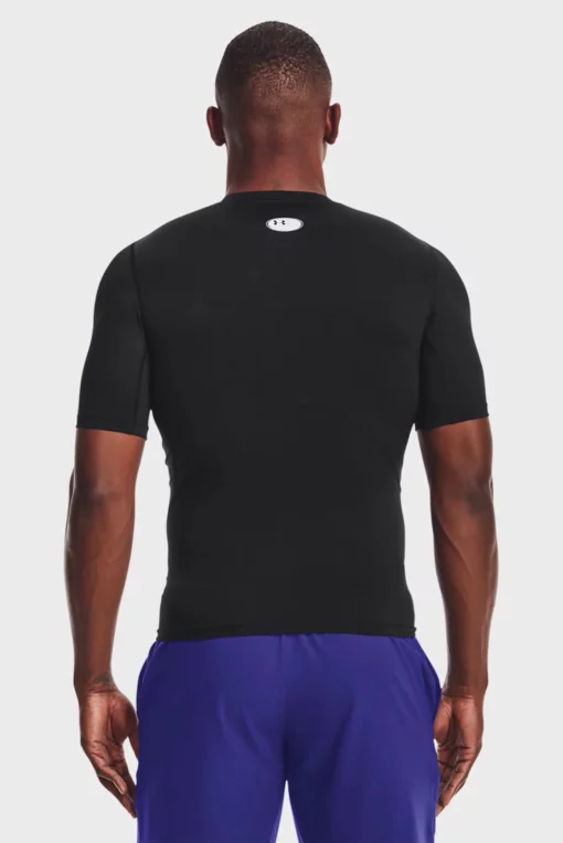 Футболка компресійна Under Armour HG Armour Comp SS чорний Уні XXL