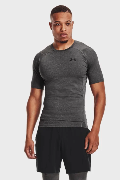 Футболка компресійна Under Armour HG Armour Comp SS сірий Чол XXL
