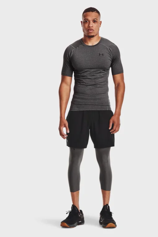 Футболка компресійна Under Armour HG Armour Comp SS сірий Чол XXL