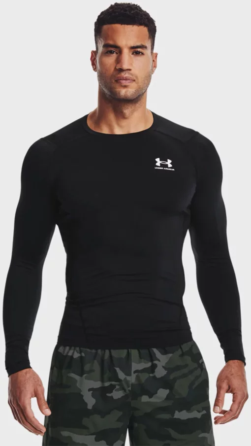 Лонгслів Under Armour HG Armour Comp LS чорний Чол SM