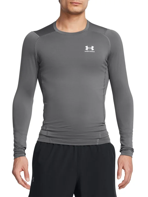 Лонгслів Under Armour HG Armour Comp LS сірий Чол SM