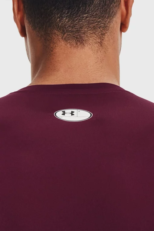 Лонгслів Under Armour HG Armour Comp LS бордовий Чол LG