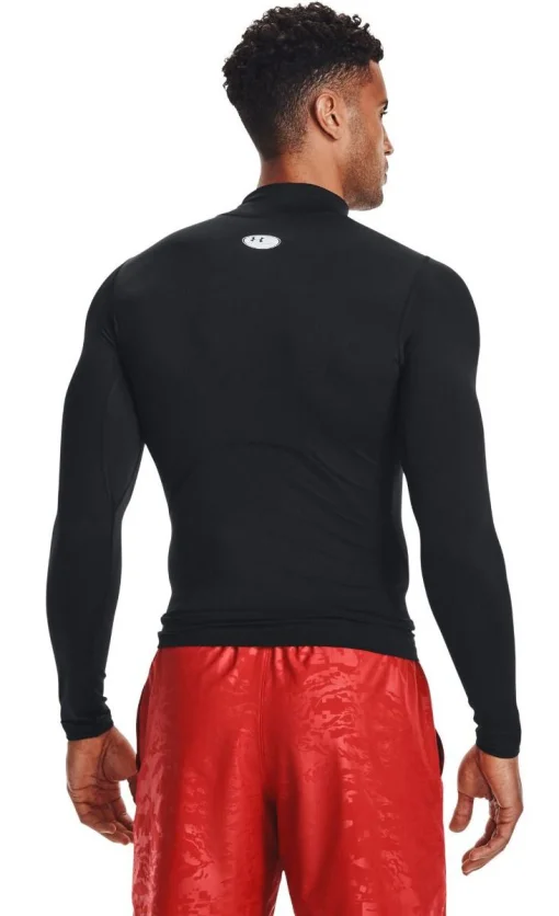 Лонгслів UA HG Armour Comp Mock LS чорний Чол MD