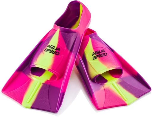 Ласти Aqua Speed TRAINING FINS 7930 рожевий, фіолетовий, жовтий Уні 31-32