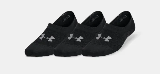 Шкарпетки Under Armour Breathe Lite Ultra Low 3p чорний Жін LG
