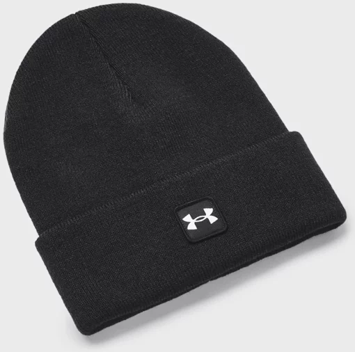 Шапка Under Armour Halftime Cuff чорний, білий Чол OSFM