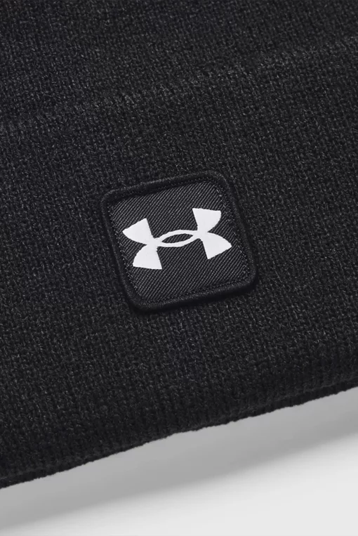 Шапка Under Armour Halftime Cuff чорний, білий Чол OSFM