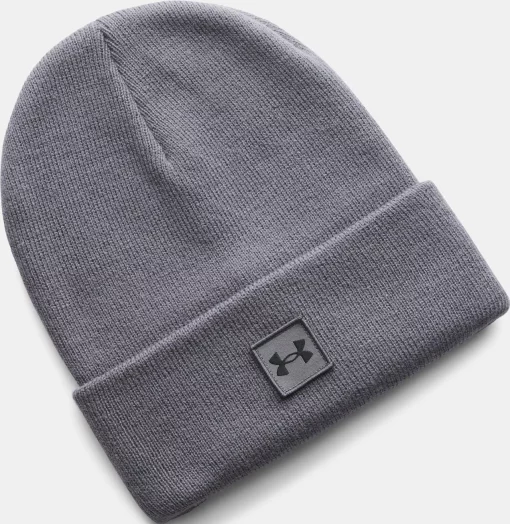 Шапка UA Halftime Cuff сірий Чол One Size (1373155-026)