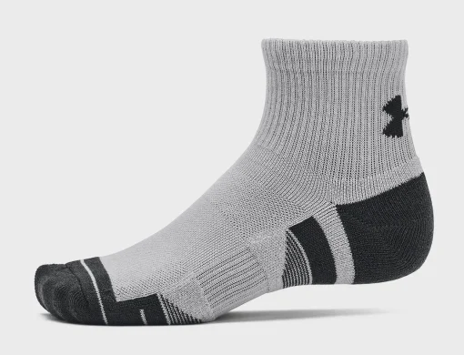 Шкарпетки Under Armour Performance Tech 3pk Qtr сірий Уні XL