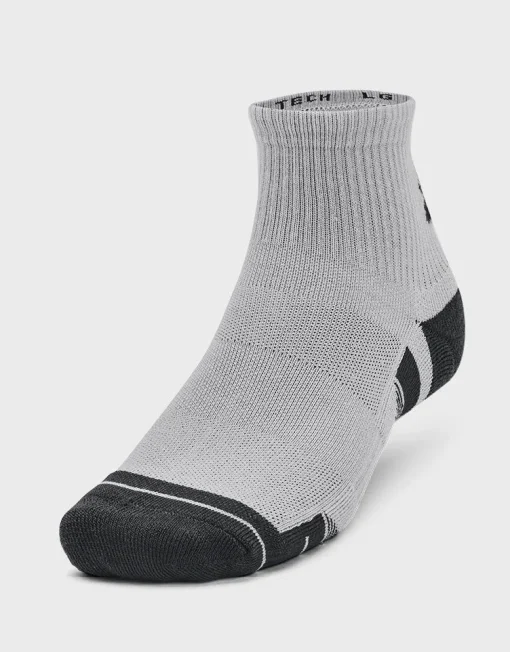 Шкарпетки Under Armour Performance Tech 3pk Qtr сірий Уні XL