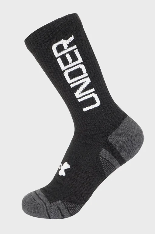 Шкарпетки Under Armour Perf Tech Nov 3pk Crew чорний Уні LG