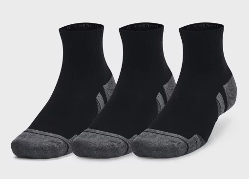 Шкарпетки Under Armour Performance Cotton 3p Qtr чорний Уні LG