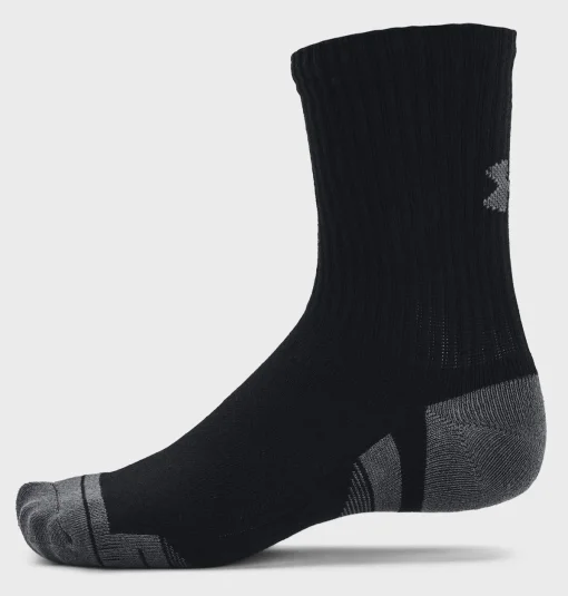 Шкарпетки Under Armour Performance Cotton 3p Mid чорний Уни MD