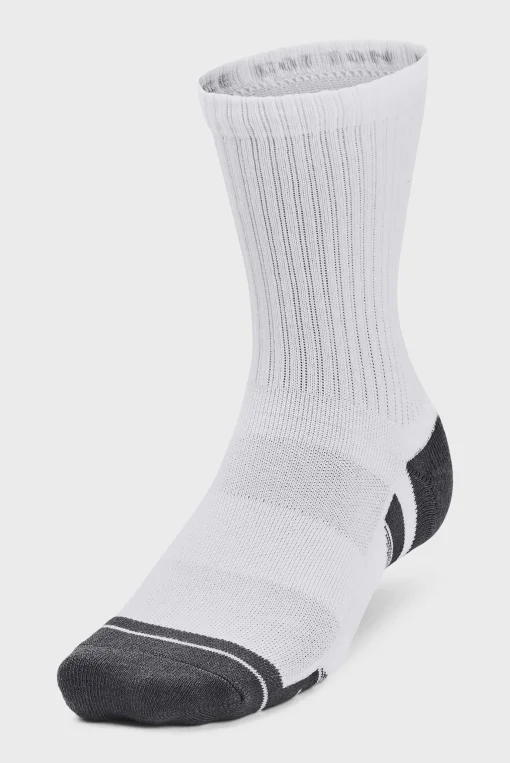 Шкарпетки Under Armour Performance Cotton 3p Mid білий Уни LG