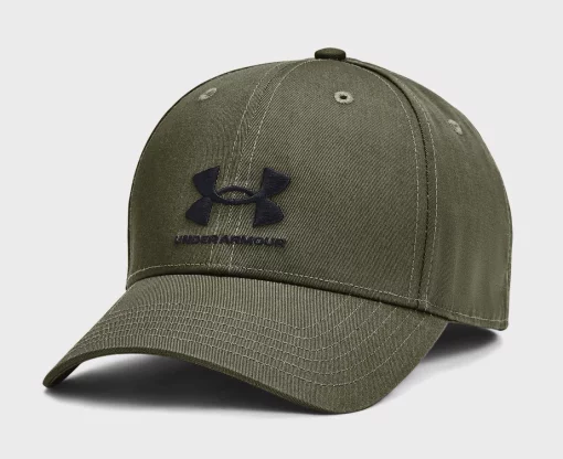Кепка UA Men's Sportstyle Lockup Adj оливковий Чол OSFM