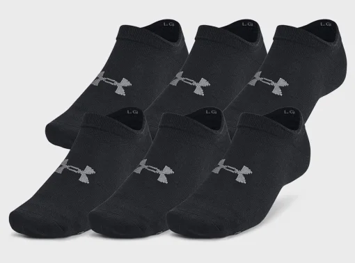 Шкарпетки Under Armour Essential No Show 6pk чорний Уни SM