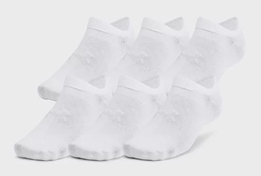 Шкарпетки Under Armour Essential No Show 6pk білий Уні LG