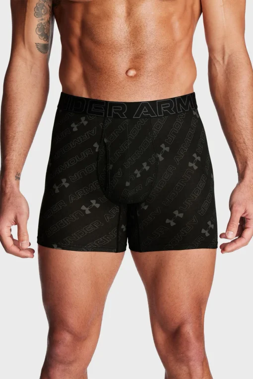 Труси Under Armour M Perf Cotton Nov 6in чорний, сірий Чол SM