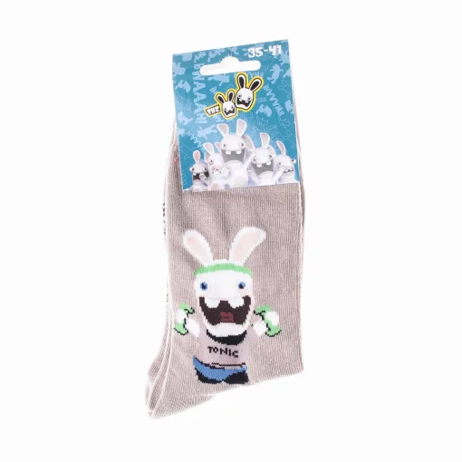 Шкарпетки LAPINS CRETINS LAPIN FAIT DES ALTERE бежевий Діт 35 - 41